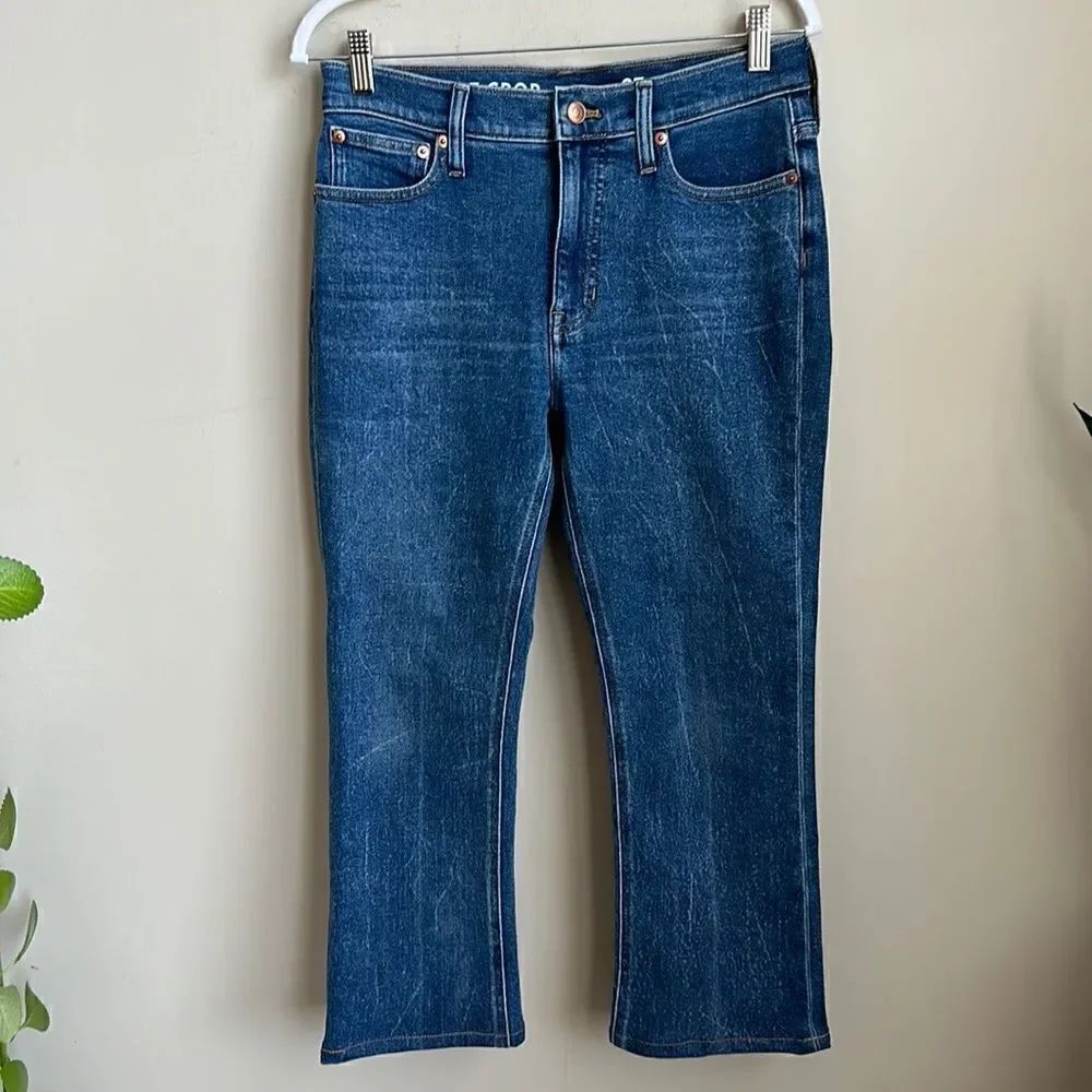 J. Crew 9” Billie Demi Boot Cut Jeans 27